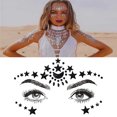 thumbnail image 3 of Maquillaje temporal tatuajes brillo diamantes de imitación decoración para mujeres fiesta Cosplay música Hugtrwg Para estrenar, 3 of 6
