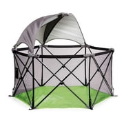 Summer Pop ‘n Play Ultimate Playard, Green –Play Pen with Removable Canopy for Indoor and Outdoor Use – Portable Playard with Fast, Easy and Compact Fold