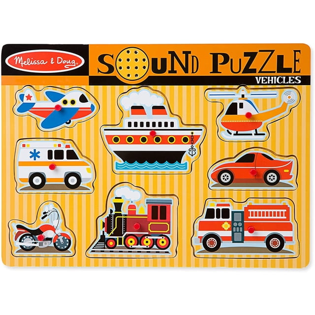 Rompecabezas de Vehículos Melissa & Doug con 8 sonidos
