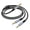1M, variant on 1/8in TRS Y-Splitter Stereo Audio Cable 3.5mm Stereo Y-Splitter Cable Male To Dual Male for Speakers Headphone Cell Phone PC Laptop，2M