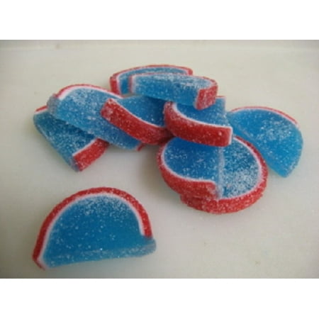 Cavalier Candies Fruit Slices Blue Raspberry flavor jelly candy 5 pounds