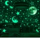 thumbnail image 2 of Pegatinas de pared para habitación de niños, pegatinas de pared para niñas, pegatinas de luz de cielo estrellado, pegatinas fluorescentes autoadhesivas, decoración de pared, 2 of 3