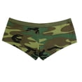 thumbnail image 2 of Rothco Woodland Camo Booty Shorts, Medium, 2 of 2