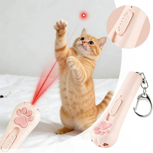 BotaniNest USB Charging Interactive Cat Projector Projector With Pattern Ideal For Indoor Cats