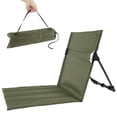 thumbnail image 4 of Dusknt Under $5 Portable Folding Camping Chairs, Folding Beach Chair Outdoor Camping Chair Portable Foldable Camping Chair with Storage Bag Lightweight Beach Floor Chair Beach Chair, 4 of 9