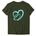 thumbnail image 1 of Blusas de Manga Corta para las Mujeres Divertido Impreso Cuello Redondo Tee, Vintage Humor Gráfico Blusas de Primavera para las Mujeres, 1 of 3