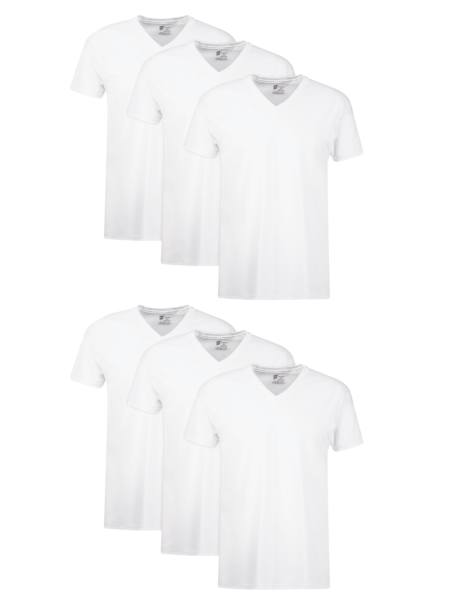 Hanes Men's V-Neck Undershirt, 6-Pack photo 1