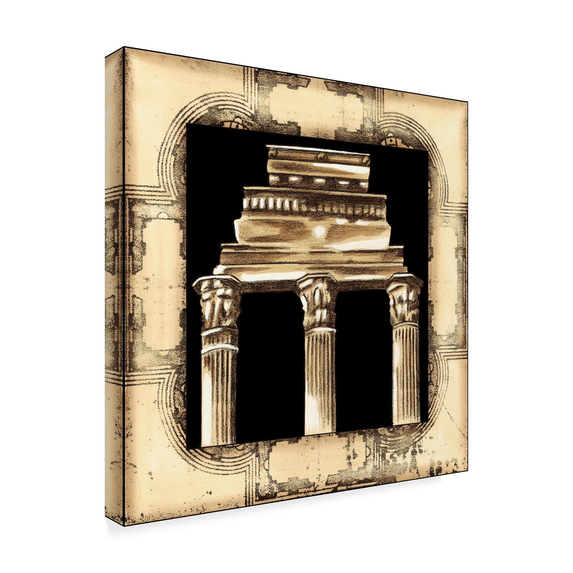 Trademark Fine Art 'Small Architectural Schema III' Canvas Art by Ethan Harper