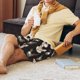 thumbnail image 5 of Fotbe Flowe Rooster Pantalones Cortos de Pijama para Hombre, Ropa de Dormir, Pantalones de Pijama Cortos para Hombre-4X-Large, 5 of 6