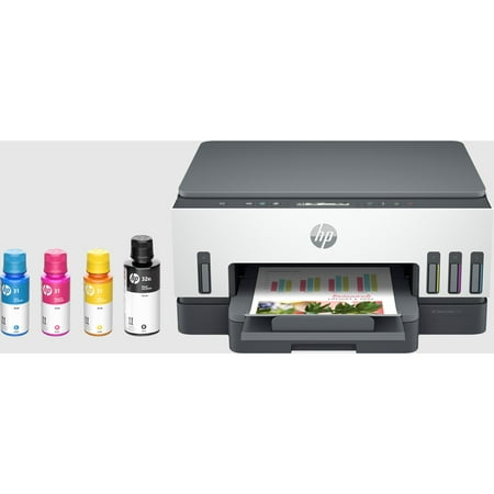 HP Smart Tank 7001e All-in-One InkJet Printer, Color Mobile Print, Scan, Copy,