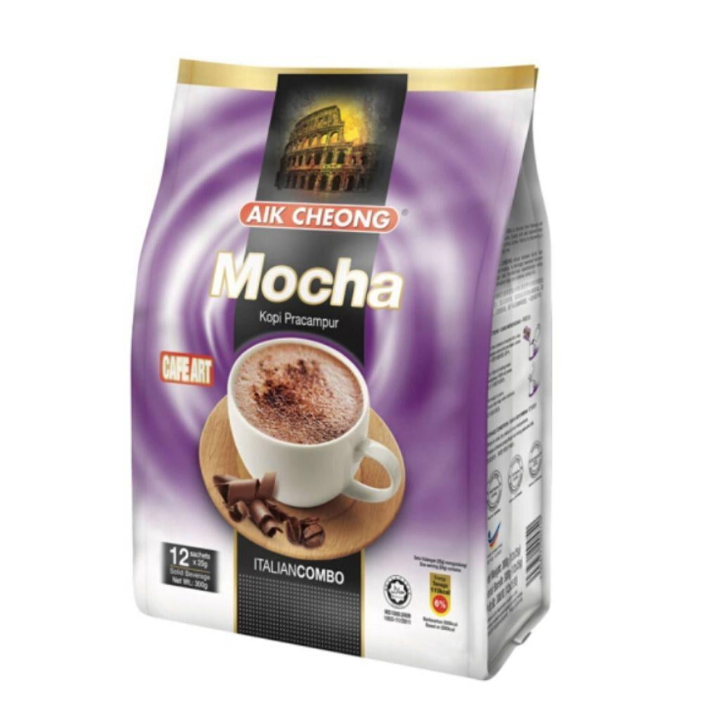 Aik Cheong Mocha | Kopi Pracampur 12 Sachets (300 g) - 益昌摩卡 300 克
