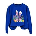 thumbnail image 2 of EGNMCR Easter T-Shirt Imprimé pour Femmes T-Shirts Graphiques pour Femmes T-Shirts pour Femmes T-Shirt à Col Rond pour Femmes Haut à Manches Longues Imprimé Easter Chandails T-Shirt pour Femmes, 2 of 4