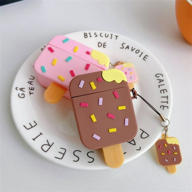 Shell Vanguard Ice Cream Style Silicone Headphone Case for Airpods