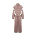 thumbnail image 7 of YUGYXL Womens Color Block Tracksuit 2 Pieces Outfits Long Sleeve Zipper Jacket and Pants Sportswear Sweatsuits with Pocket Khaki M, 7 of 7