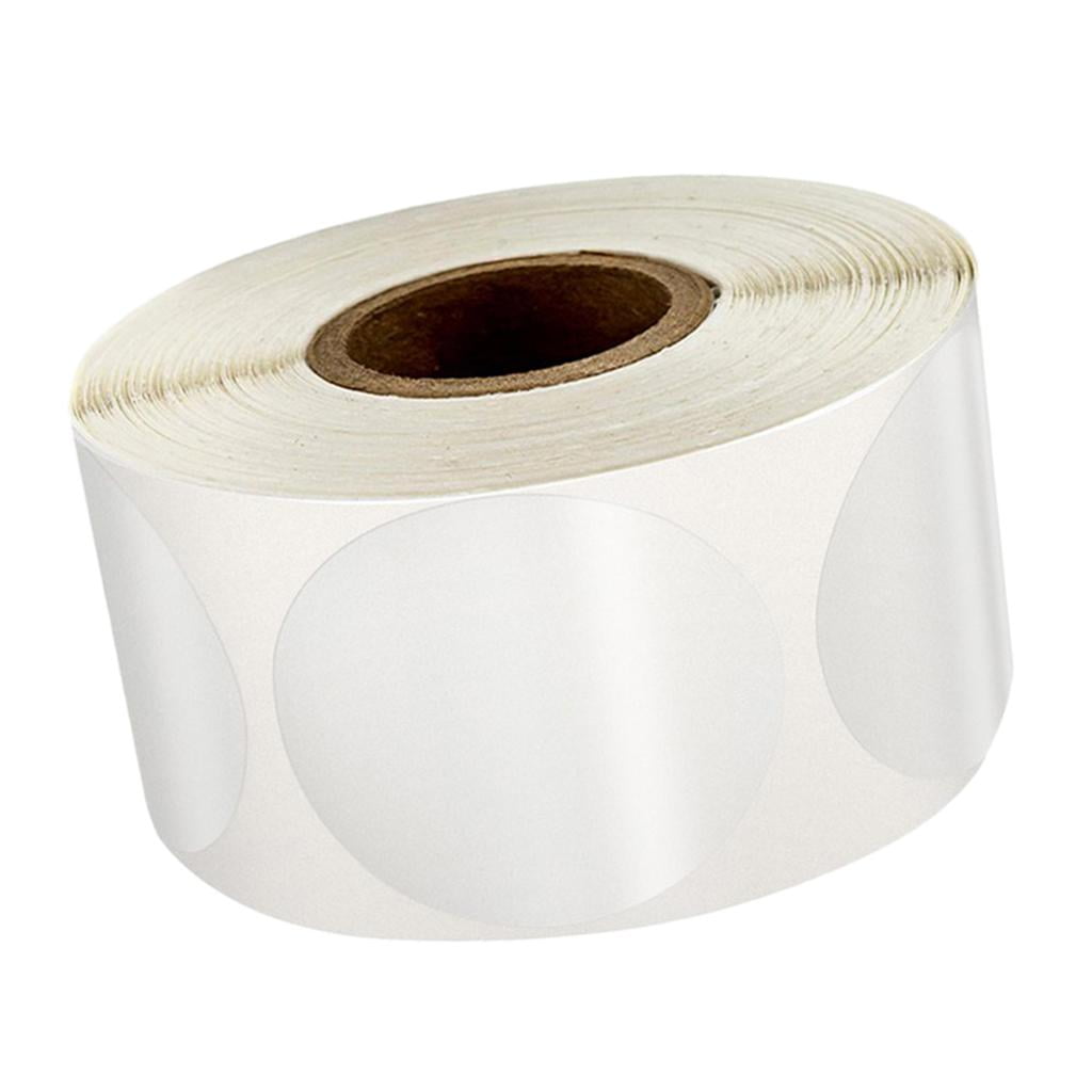 600 Autocollants D'inventaire Ronds Blancs, étiquettes De Codage