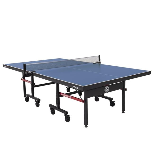 Stiga  Indoor Tischtennisplatte  Basic Roller  Blau mit Netz 
