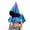 Blue, variant on Women's Hooded Glitter Witch Cloak Halloween Coat