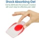 thumbnail image 3 of Almohadillas de gel para el talón para fascitis plantar, alivio del dolor de pies, plantillas acolchadas para mujeres y hombres (2 unidades), 3 of 6