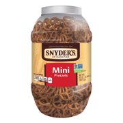 (1 pack) (2 Pack) Snyder's of Hanover Pretzels, Minis Canister, 32 Oz