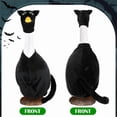 thumbnail image 3 of Halloween Black Cat Porch Goose Outfits Fits 23" H Statue Outdoor Lawn Garden Porch Goose Costume Outfit Accessorie Large Garden Geese Clothes, 3 of 5