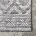 thumbnail image 4 of nuLOOM Fae Geometric Machine Washable Indoor/Outdoor Area Rug, 8' x 8', Square, Fae Grey, 4 of 6