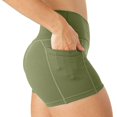 thumbnail image 3 of lmcalzta Womens Yoga Shorts Workout Shorts Quick Dry Mini Gym Athletic Tennis Shorts Summer Stretchy Shorts, 3 of 7