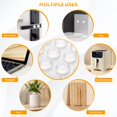 thumbnail image 4 of Topes para puertas de gabinete FURNIMATE 128 piezas transparentes 1,3 cm, 4 of 6