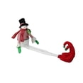 thumbnail image 2 of Raz 24" Red and Green Poseable Plush Snowman Christmas Shelf Sitter, 2 of 2