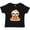 AB-Black, variant on Sloth Pizza Boys or Girls Toddler T-Shirt