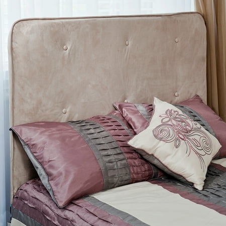 Faux Suede Button Headboard, Multiple Sizes, Multiple Colors