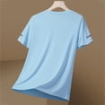 thumbnail image 4 of Dagaeig Short Sleeve Shirts for Men Summer Pullover Athletic Casual Plain Workout Moisture-Wicking Mens T-Shirts Outdoor, 4 of 9
