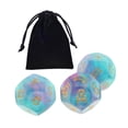 thumbnail image 4 of 3 Pcs dés Acryliques Astrologiques Constellation dés pour Cadeaux Style Jeu de Rôle, 4 of 9