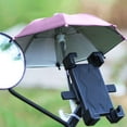 thumbnail image 3 of asddcavvf Outdoor Cycling Vehicle Small Umbrella Mini Umbrella Rain Blocking Wind Shading Bike Phone Protective Umbrella Small Bikes Road Bike Phone Holder Rear Light Bike, 3 of 3