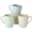 Multicolor, variant on Famiware Jupiter 4-Piece Stoneware Coffee Mug Sets, Dishwasher Safe and Microwave Safe, Light Green