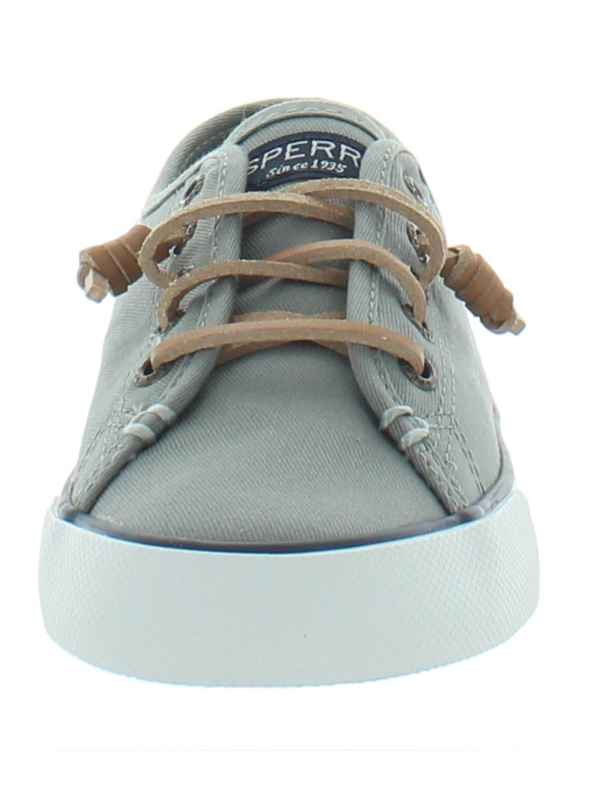 Sperry Women s Pier View Core Grey Ankle High Canvas Sneaker 9 M