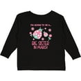 thumbnail image 3 of Inktastic I'm Going to Be a Big Sister in March Girls Long Sleeve Toddler T-Shirt, 3 of 5