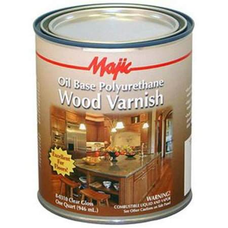 Yenkin-Majestic 8-0310-1 Oil Base Polyurethane Wood Varnish, Clear (Best Way To Clean Varnished Wood)