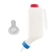 thumbnail image 1 of Feeder de botella de leche Herramienta de enfermería Herramienta de enfermería Alta salida con pezón 800 ml para alimentar a las ovejas de oveja de ov, 1 of 9