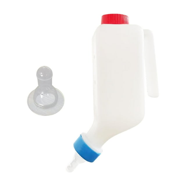 Feeder de botella de leche Herramienta de enfermería Herramienta de enfermería Alta salida con pezón 800 ml para alimentar a las ovejas de oveja de ov