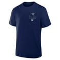 thumbnail image 4 of Men's Fanatics Navy Dallas Cowboys Passing Pocket Legacy T-Shirt, 4 of 5