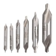 thumbnail image 3 of 6Pcs Countersink Drill Bit Set Hss 60° Center Drill Countersink Bit Lathe Mill Tool Kit, 3 of 9