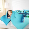 thumbnail image 4 of Feelyou Sports Lover Teens Queen Comforter Set, Eat Sleep Tennis Repeat Bedding Sets, Ball Gaming Gamer Reversible Bedding Comforter Set, Microfiber Bedroom Decor, 3-Piece, 4 of 8