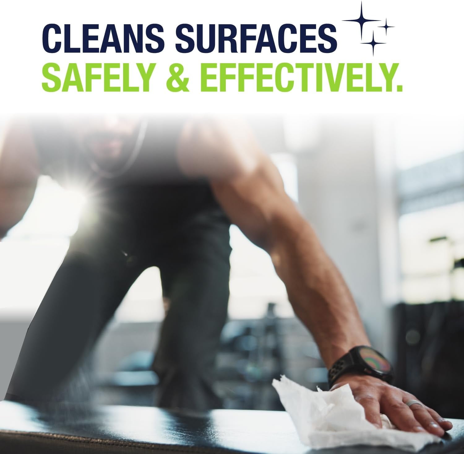 Vapor Fresh Value Wipes - 1,500 Count x 4 Rolls (6,000 Total Wipes) Plant Powered Commercial Grade Cleaner for Gym Equipment, Fitness Studios, Spas, Schools - Bulk Refill Rolls - Unscented
