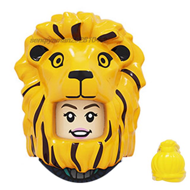 Styles Movie Mini Doll Action Figures Building Block Head Bricks Toy for Children Kid Gift Boy Model Magic Animal Owl Gao Jinjia LED