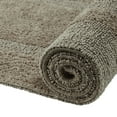 thumbnail image 4 of Better Trends Round Bath Mat 30" Diameter Elegant Reversible Bath Rug, Extra Soft Cotton for Ultimate Comfort, Absorbent, Ideal for Half Baths and Powder Rooms, (Beige) Lux Collection, 4 of 6