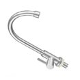 thumbnail image 2 of Stainless Steel Faucet Single Cold Water Faucet Bathroom Vertical Faucet Kitchen Water Faucet, 2 of 3