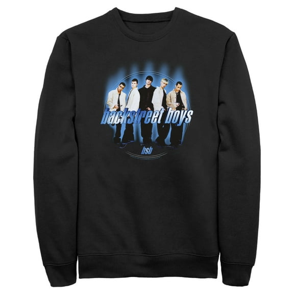 Men's Backstreet Boys Blue Glowing Circle  Sweatshirt