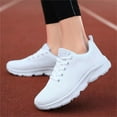 thumbnail image 6 of eczipvz Running Sneakers Women Women's Running Shoes Breathable Tennis Shoes Walking Platform Sport Sneakers for Jogging Gym Athletic White,9, 6 of 6