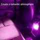 thumbnail image 5 of Riwesomey 4 piezas Mini USB Car Ambient Plug Light Interior Colorful Night Lighting Luz decorativa Automóvil PC Accesorio Type3 NO3, 5 of 6