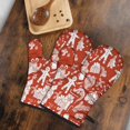 thumbnail image 5 of Cute Oven Mitts,Red Christmas Pattern Oven Mitt 2-Pack Set,Kitchen Gloves for Oven,Heat Resistant Oven Mitts 7.7"x12", 5 of 7